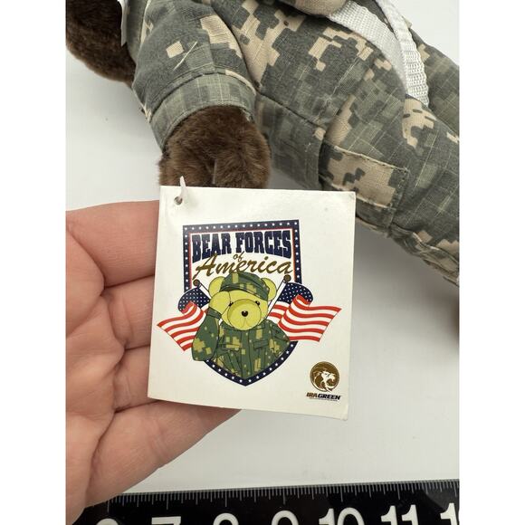 Bear Forces of America US ARMY SPECIAL FORCES Plush Stuffed Teddy Bear 10" - Picture 3 of 4